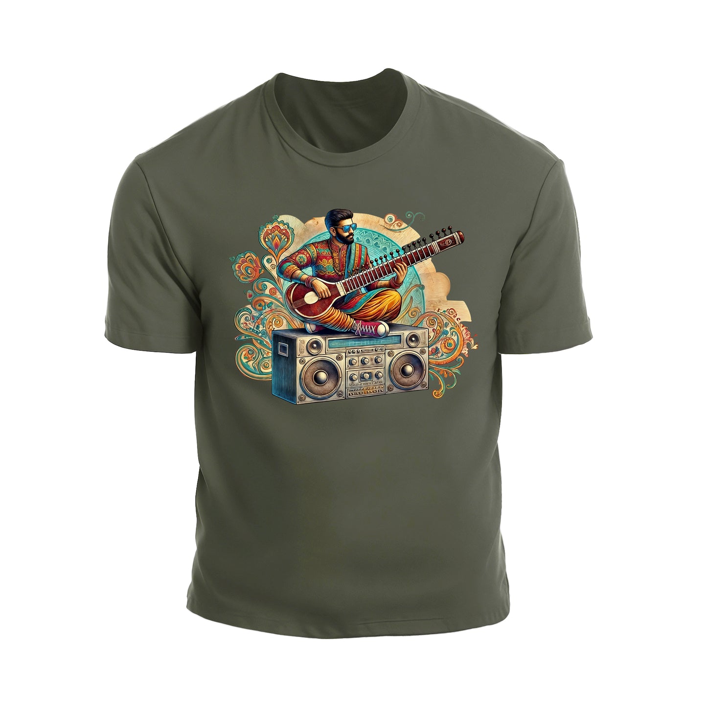 Sitar Meets Guitar Swag T-Shirt