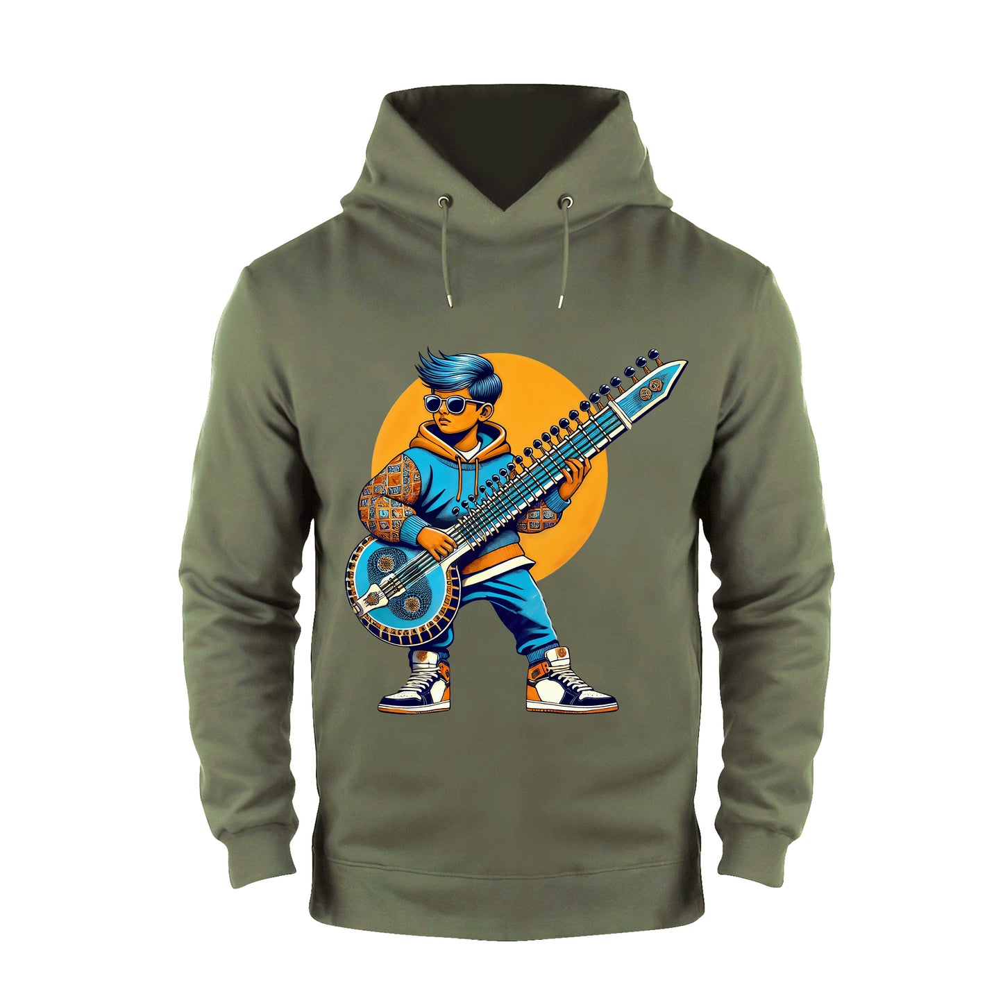 Sitar Meets Guitar 2 Swag Hoodie