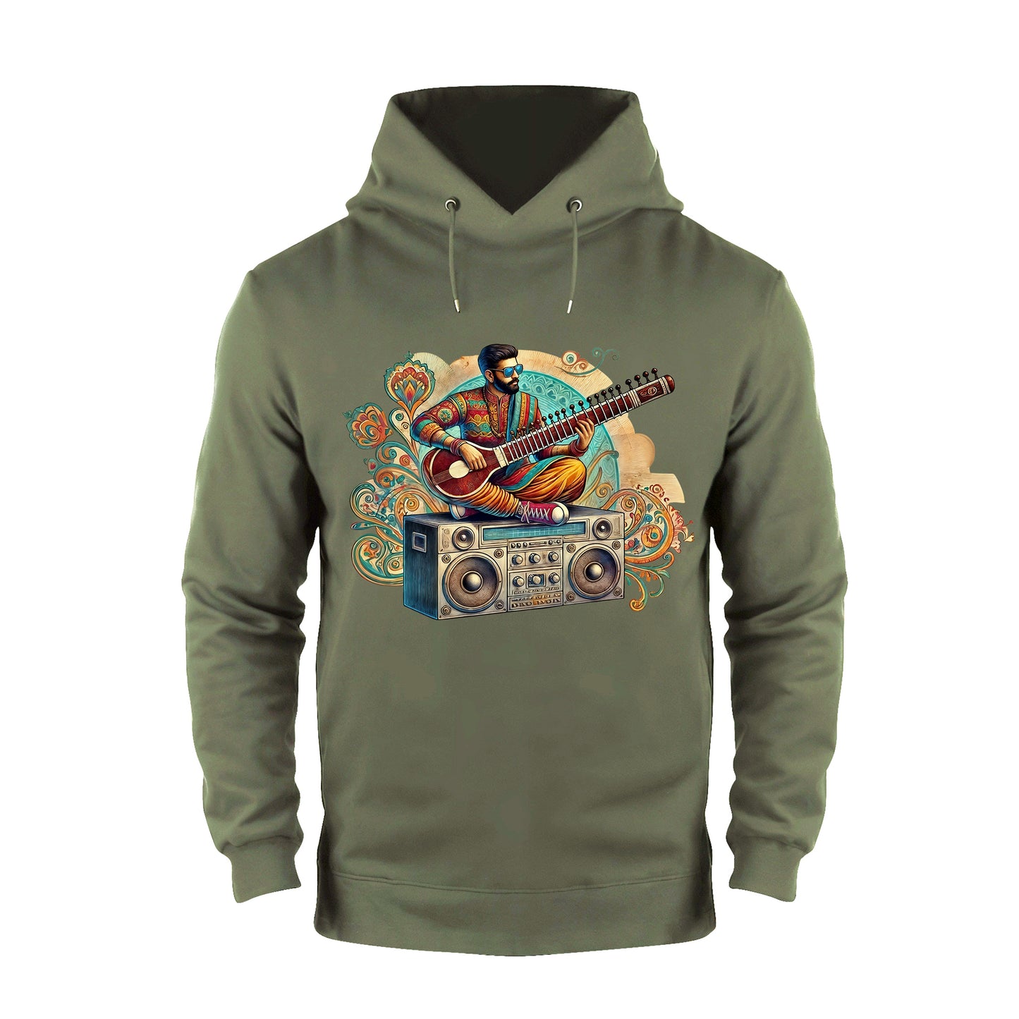 Sitar Meets Guitar Swag Hoodie