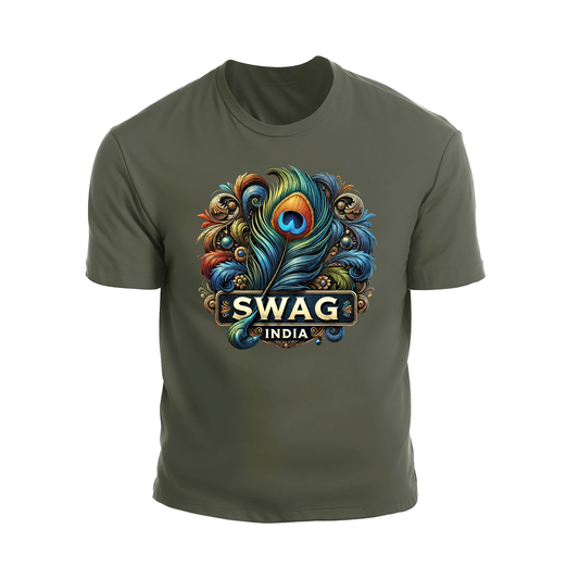 Peacock Feather Swag T-Shirt