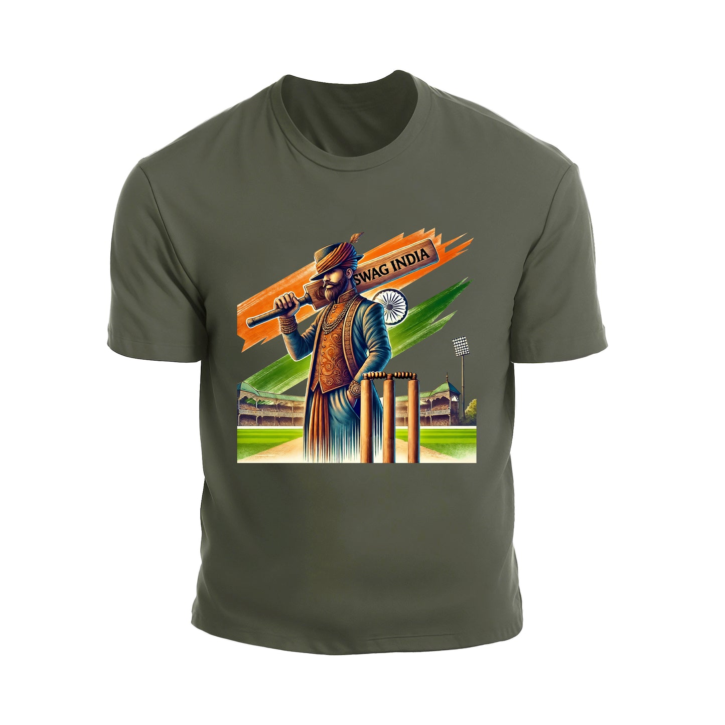 Traditional Cricket Outfit Swag T-Shirt