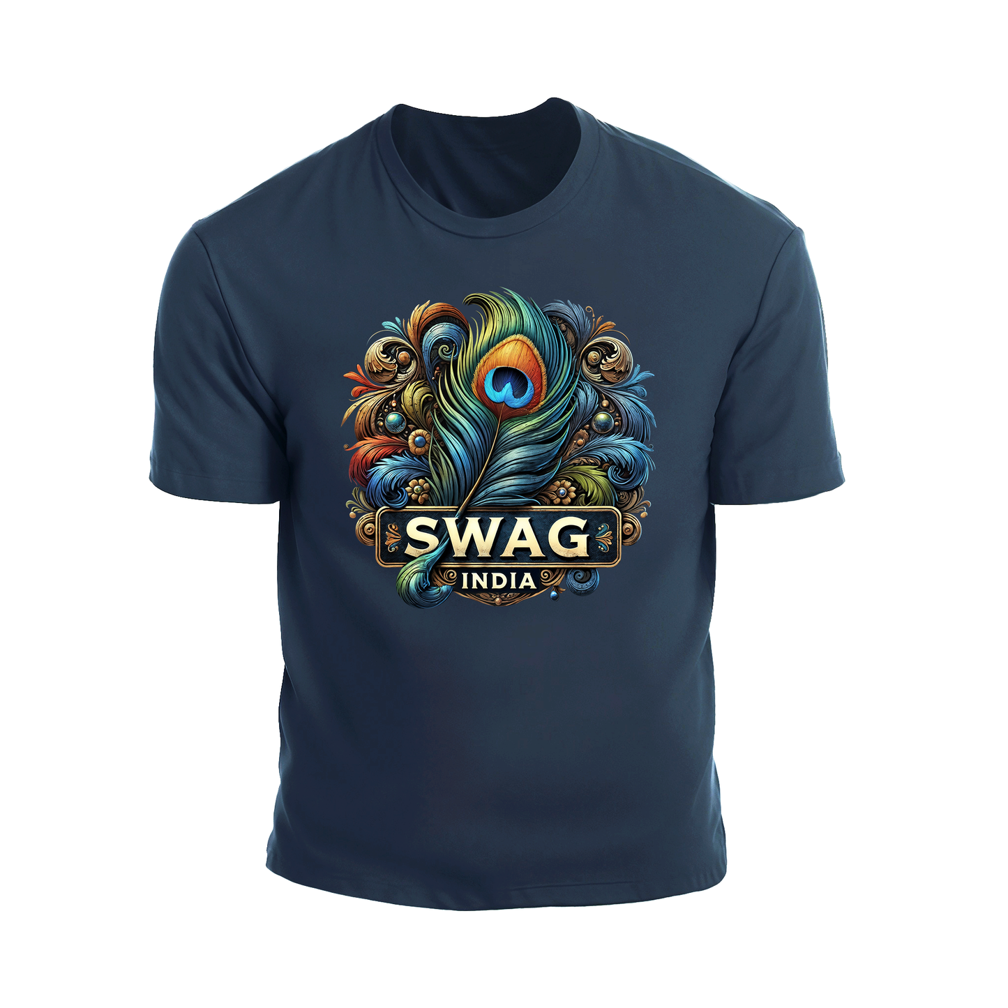 Peacock Feather Swag T-Shirt