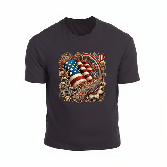 Paisley Flag Swag T-Shirt