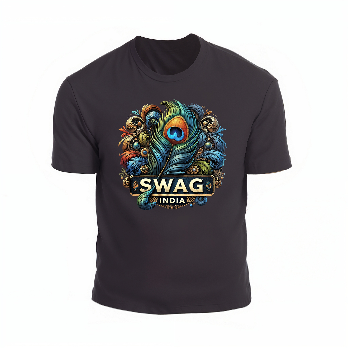 Peacock Feather Swag T-Shirt
