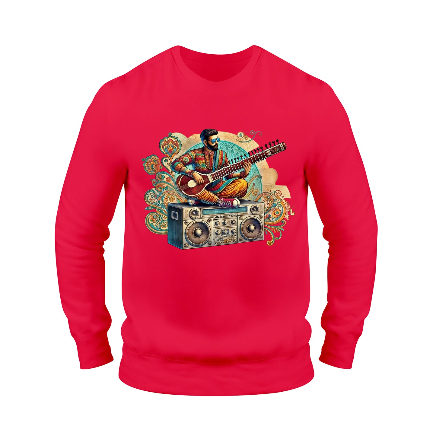 Sitar Meets Guitar Swag Sweatshirt