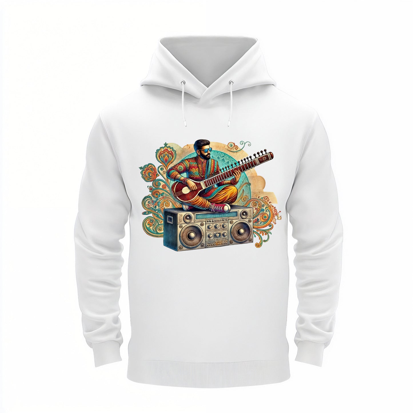 Sitar Meets Guitar Swag Hoodie