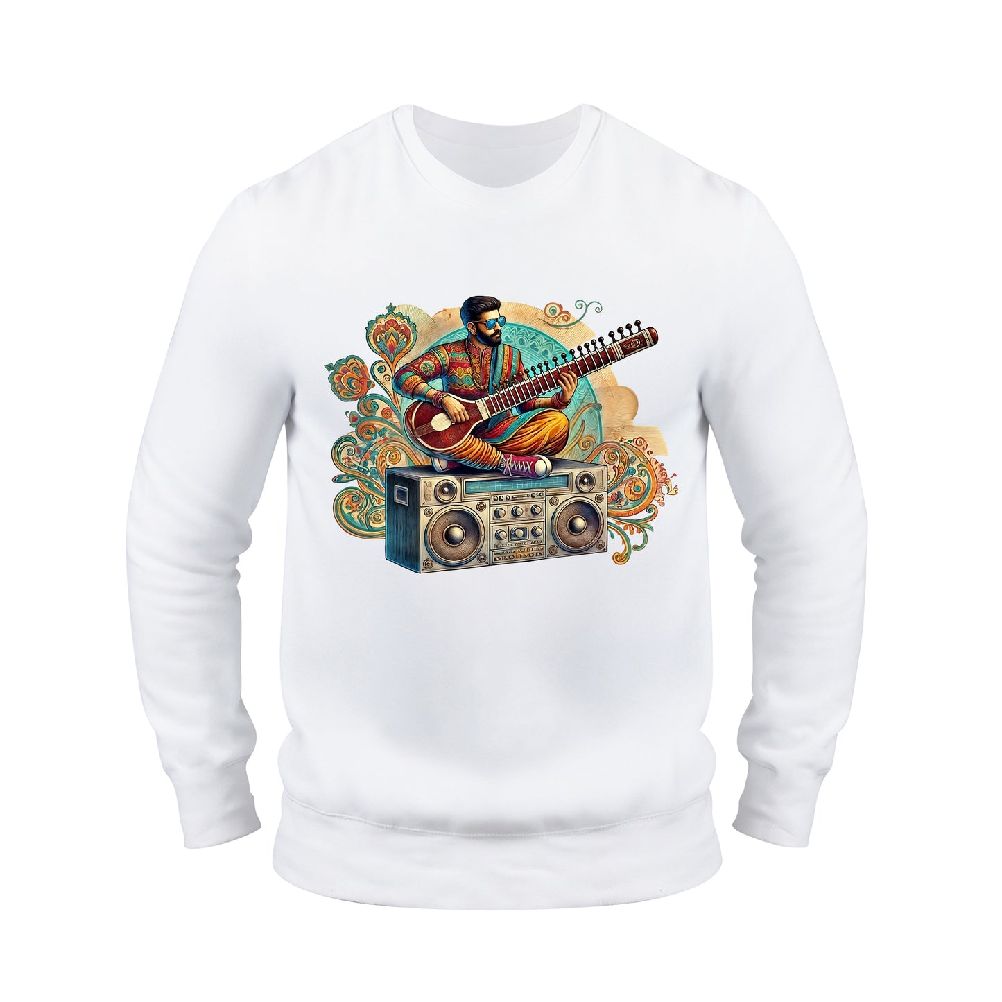 Sitar Meets Guitar Swag Sweatshirt
