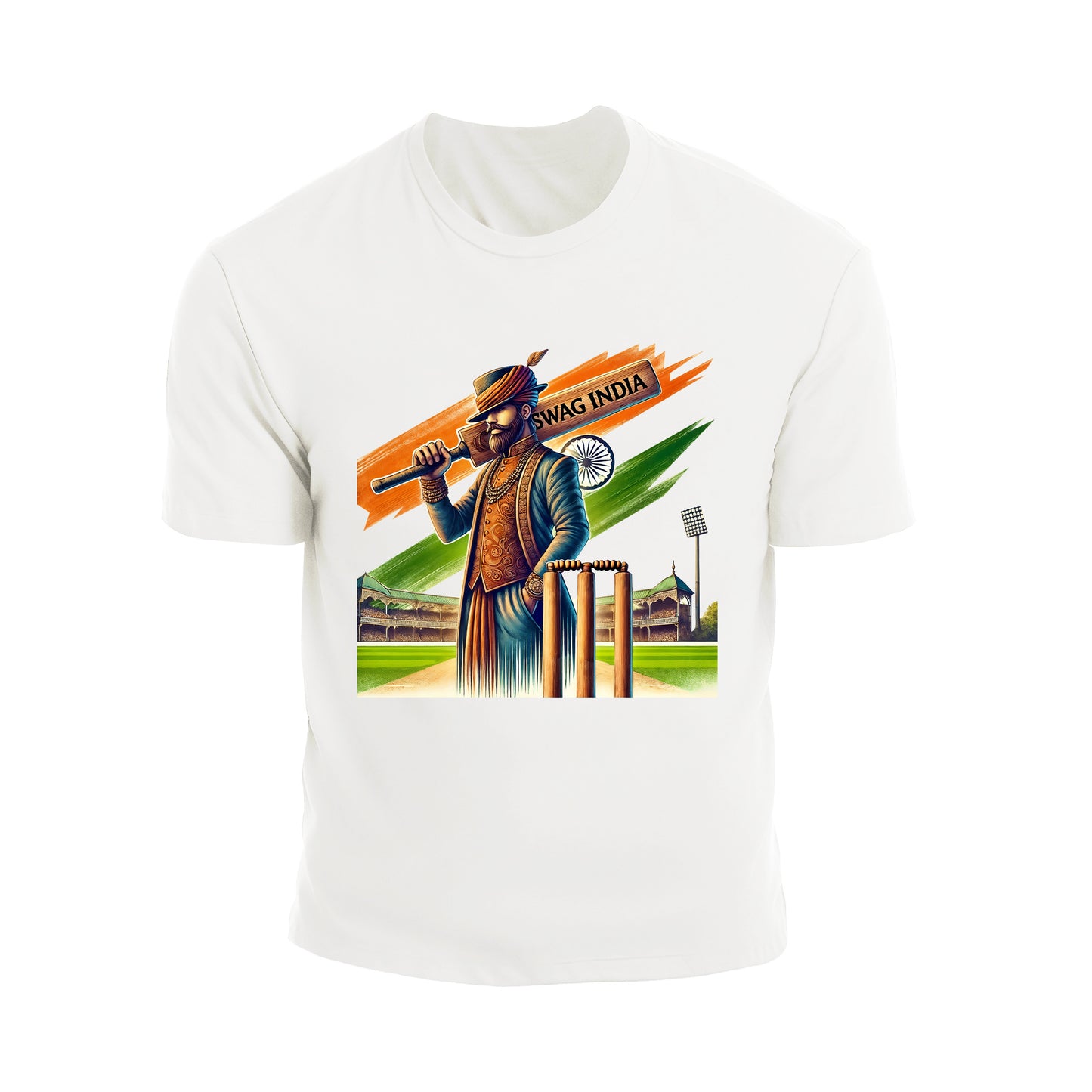 Traditional Cricket Outfit Swag T-Shirt