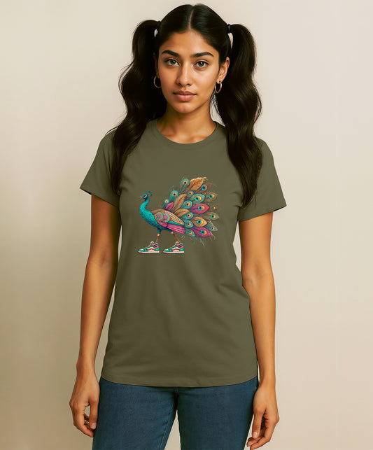 Peacock Shoe Swag T-Shirt