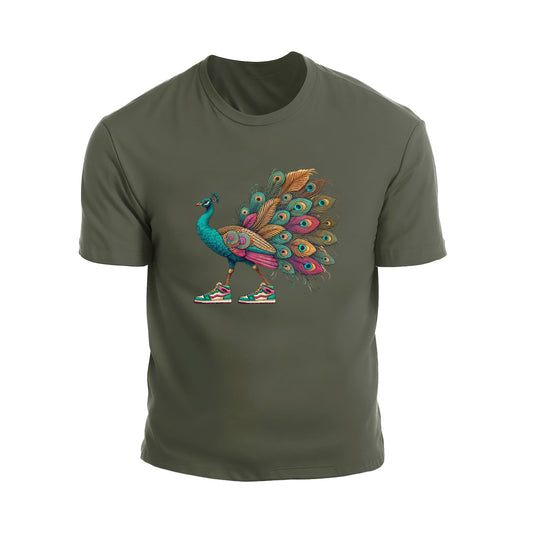 Peacock Shoe Swag T-Shirt