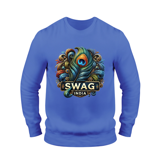 Peacock Feather Swag Sweatshirt